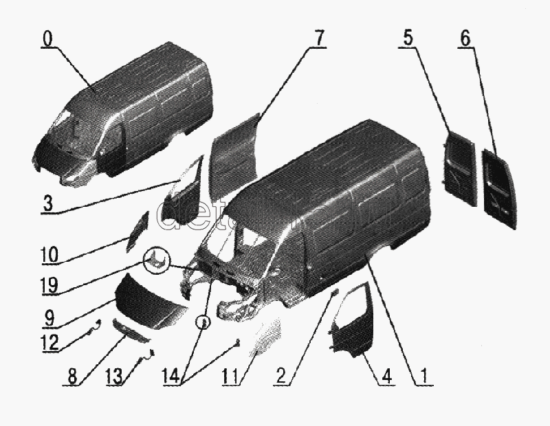 Кузовные детали газ 2705 каталог с фотографиями